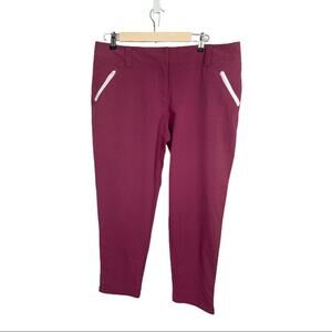 ADIDAS Women’s Cropped Athletic/Golf Pants Purple Size 12